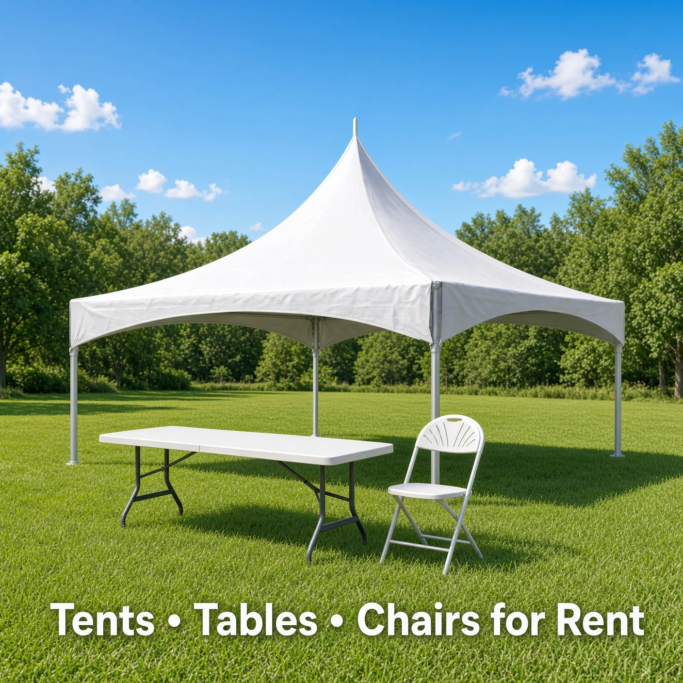 Tent table and chair rentals Toronto Mississauga Brampton, Etobicoke – Bounce123 party packages